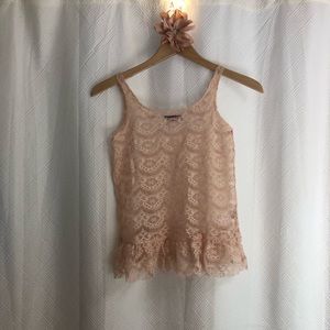 Girls lace tank size 10